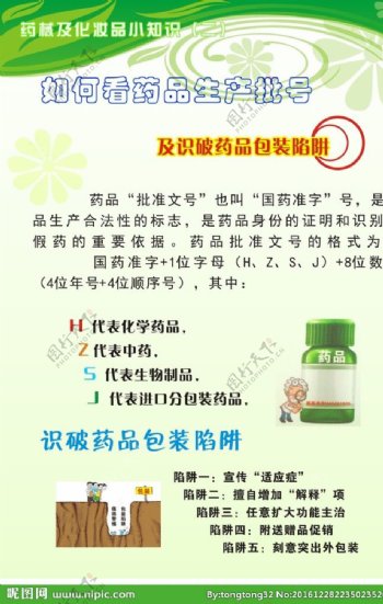 绿色食品药品安全海报