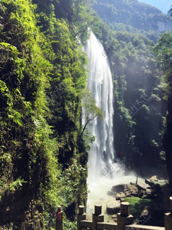 湖北三峡瀑布