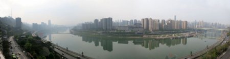 重庆江北区全景图