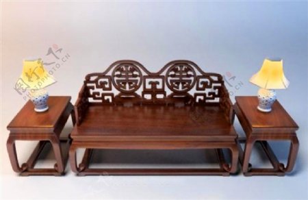 中式家具3D模型设计