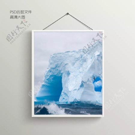 冰山航海无框装饰画