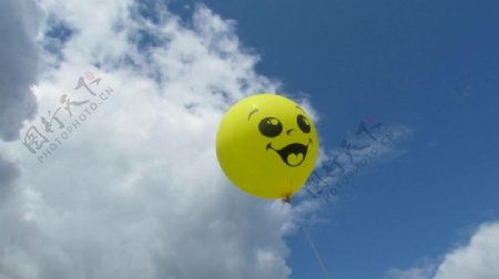 天空气球视频素材