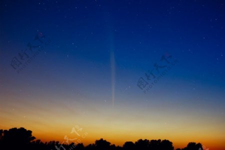 彗星星星南半球黎明壁纸