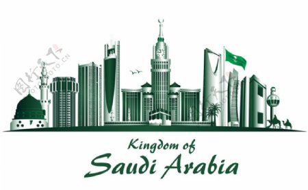 沙特阿拉伯王国大型建筑景观图片