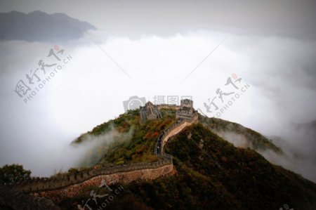 山云历史景观亚洲中国伟大长城中中国