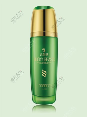 绿色化妆瓶