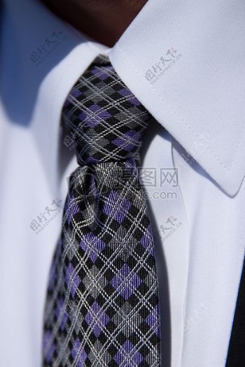商务男装格子领带