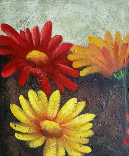 油画花卉装饰画