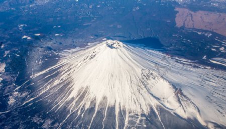 日本富士山顶图片
