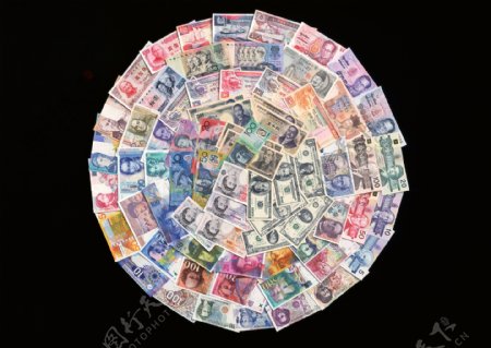 世界货币大圆盘