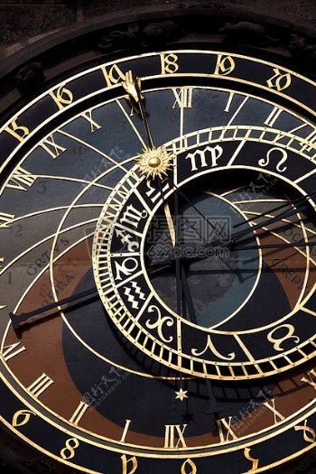 布拉格天文钟的细节