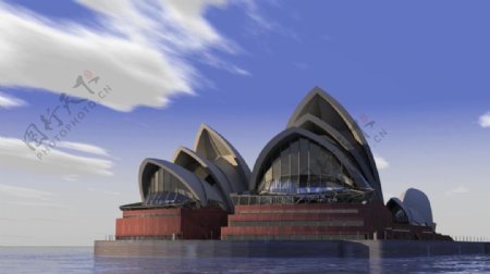水上城市悉尼歌剧院视频