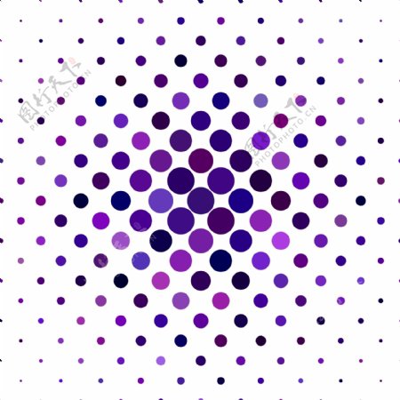 紫色圆点装饰图案背景设计