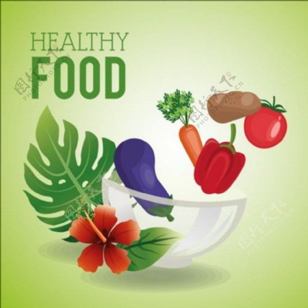 健康食物背景素材