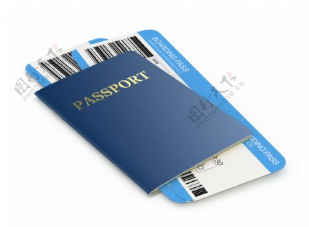 护照和飞机票