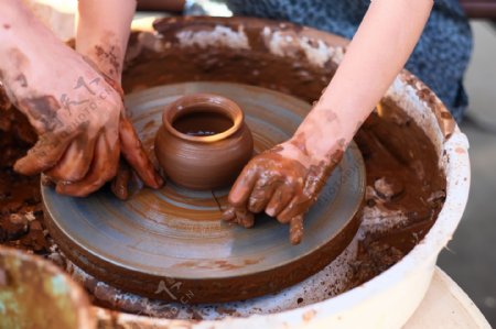 陶器制作工艺图片