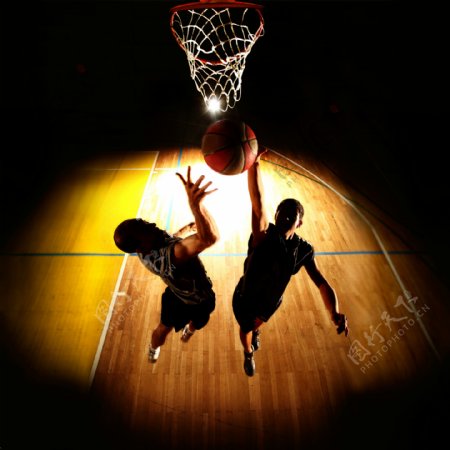 篮球体育比赛图片