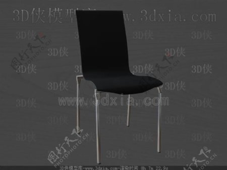 黑色金属脚椅