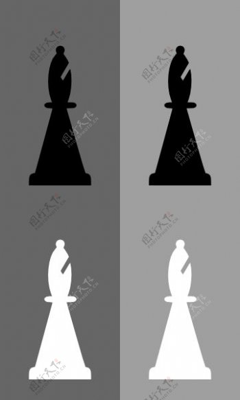 国际象棋的主教剪贴画