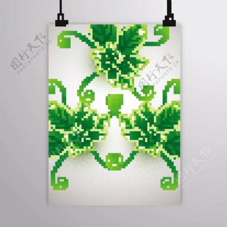 绿色植物海报