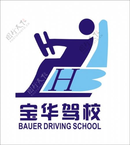宝华驾校logo