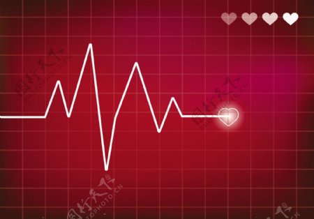 心脏监测向量心电图