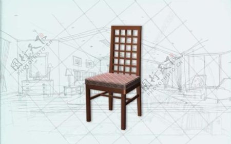 国际主义家具椅子0483D模型