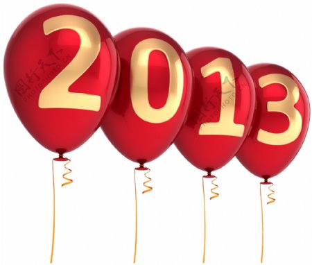 2013红色气球图片