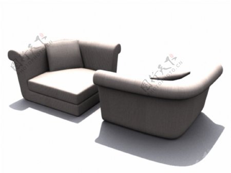 公装家具之公共座椅0403D模型