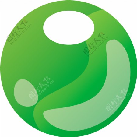 绿色小圆球