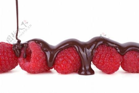 巧克力树莓图片