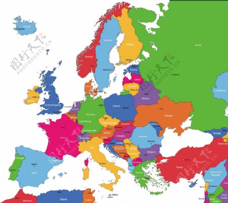 欧洲地区国家地图版块