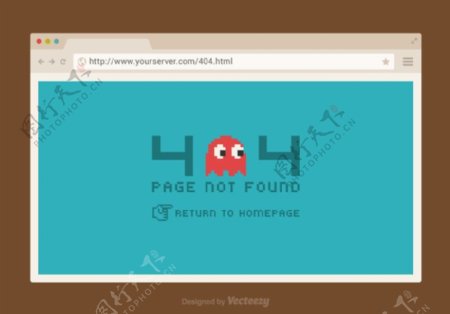 免费404错误向量页