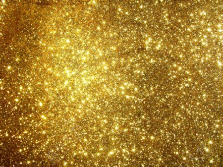 金色璀璨星星亮光机理高清图片
