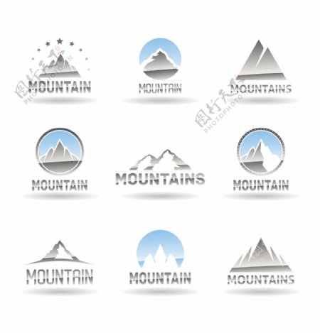 山峰logo设计