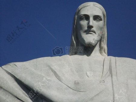 耶稣的大理石雕像