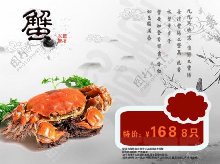 螃蟹宣传海报