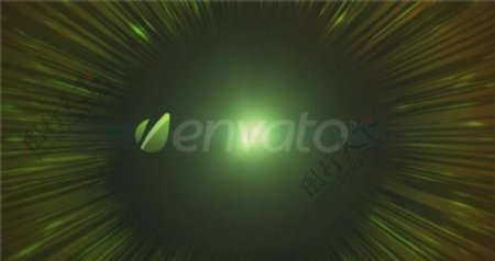 光线放射Logo演绎AE模板