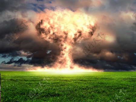 草原核爆炸图片