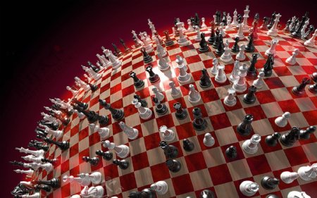创意国际象棋局图片