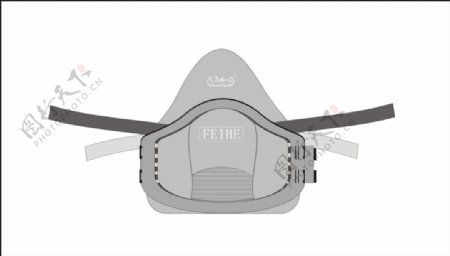 飞鹤防尘防颗粒防毒防PM2.5口罩设计