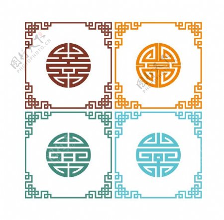 中國風傳統邊框裝飾