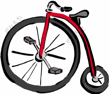 自行车交通工具矢量素材EPS格式0009