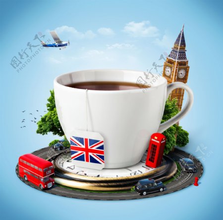 咖啡与伦敦塔