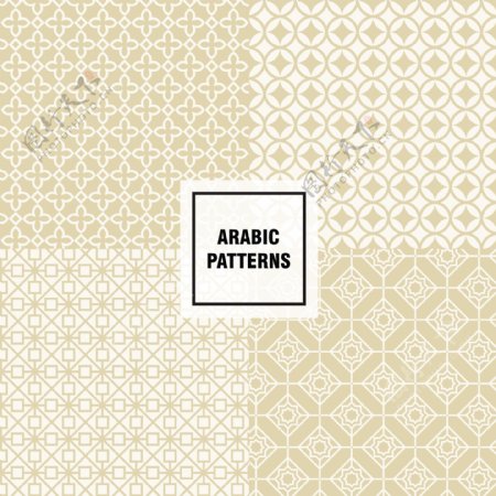 阿拉伯图案背景设计