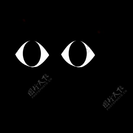 卡通黑猫图片免抠png透明素材