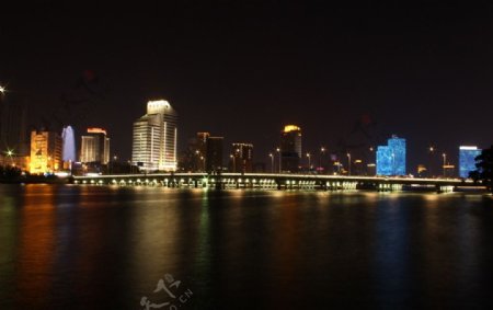宁波解放桥夜景