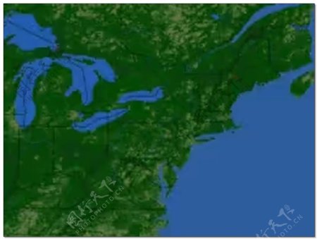 黄河海岸地图视频素材