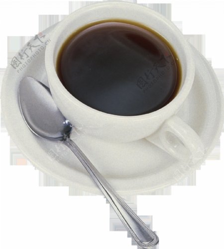 勺子咖啡杯免抠png透明图层素材
