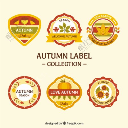 收藏秋季标签
